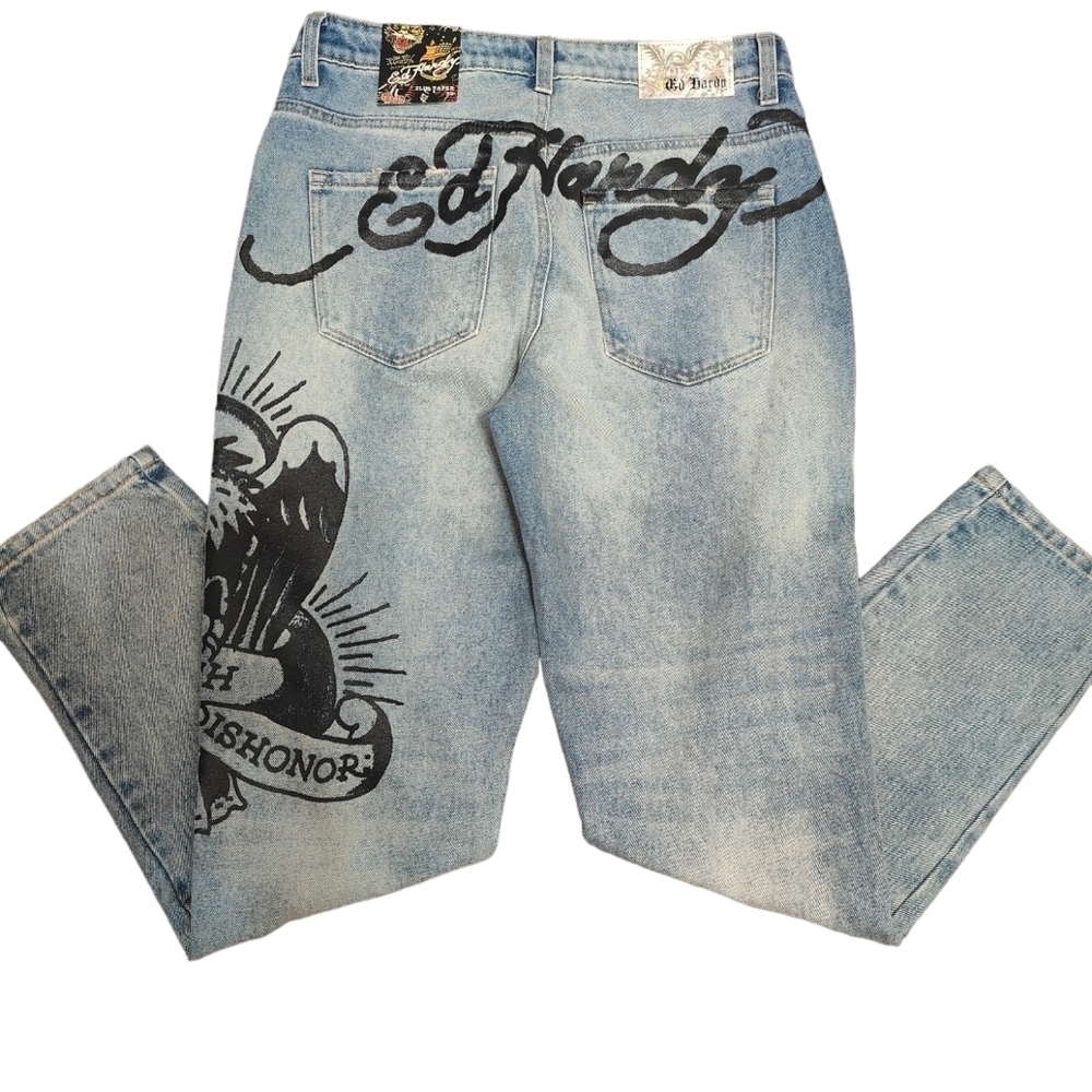 Ed Hardy Eagle Slim Taper Jean